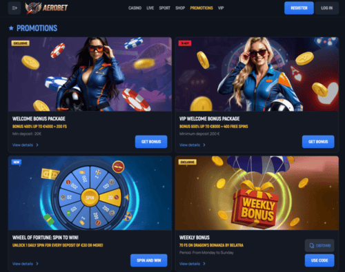 Aerobet casino avis